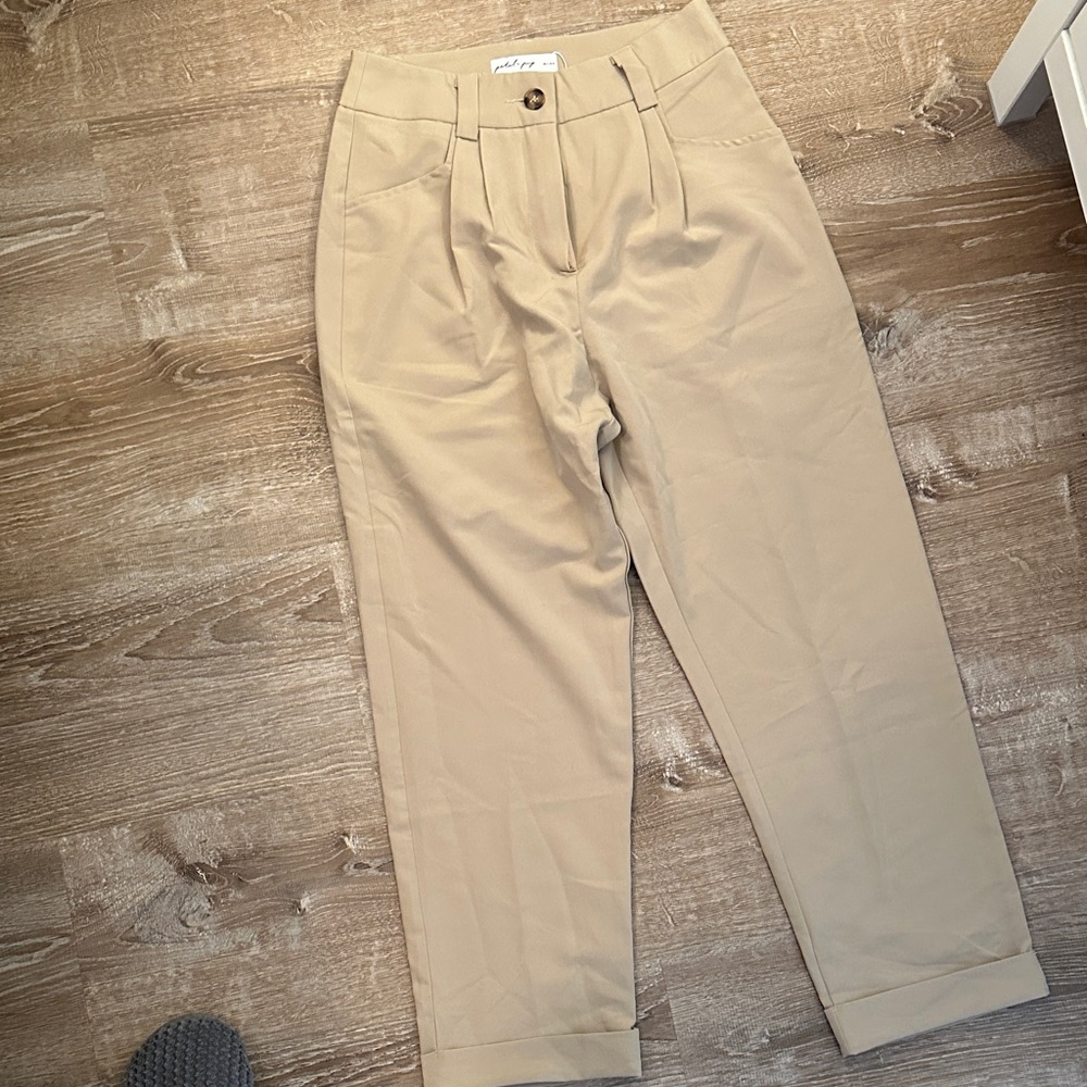 Women’s Tan Pants Petal and Pup